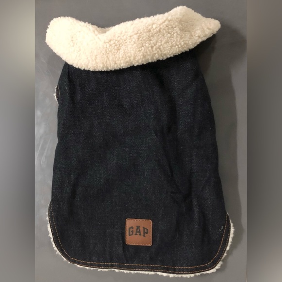 Gap Dog Denim Vest sherpa lined - Picture 1 of 5
